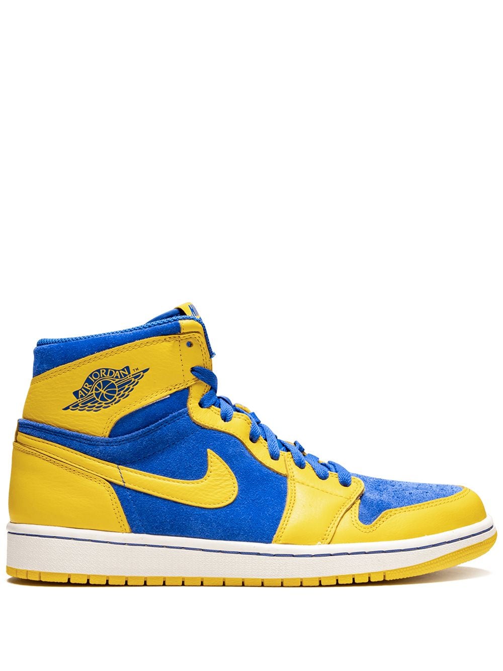 Nike Air Jordan 1 Retro Og Laney High Skor Herr Blå Gula | LXOVQW623