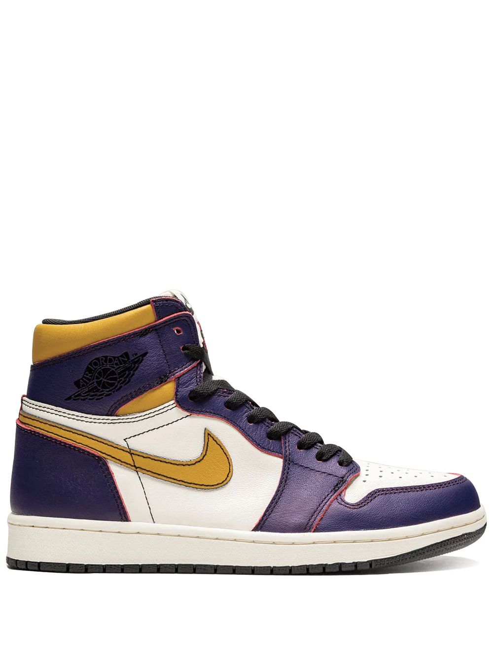 Nike Air Jordan 1 Retro Og La To Chicago High Skor Dam Vita Lila | YVFSZN281