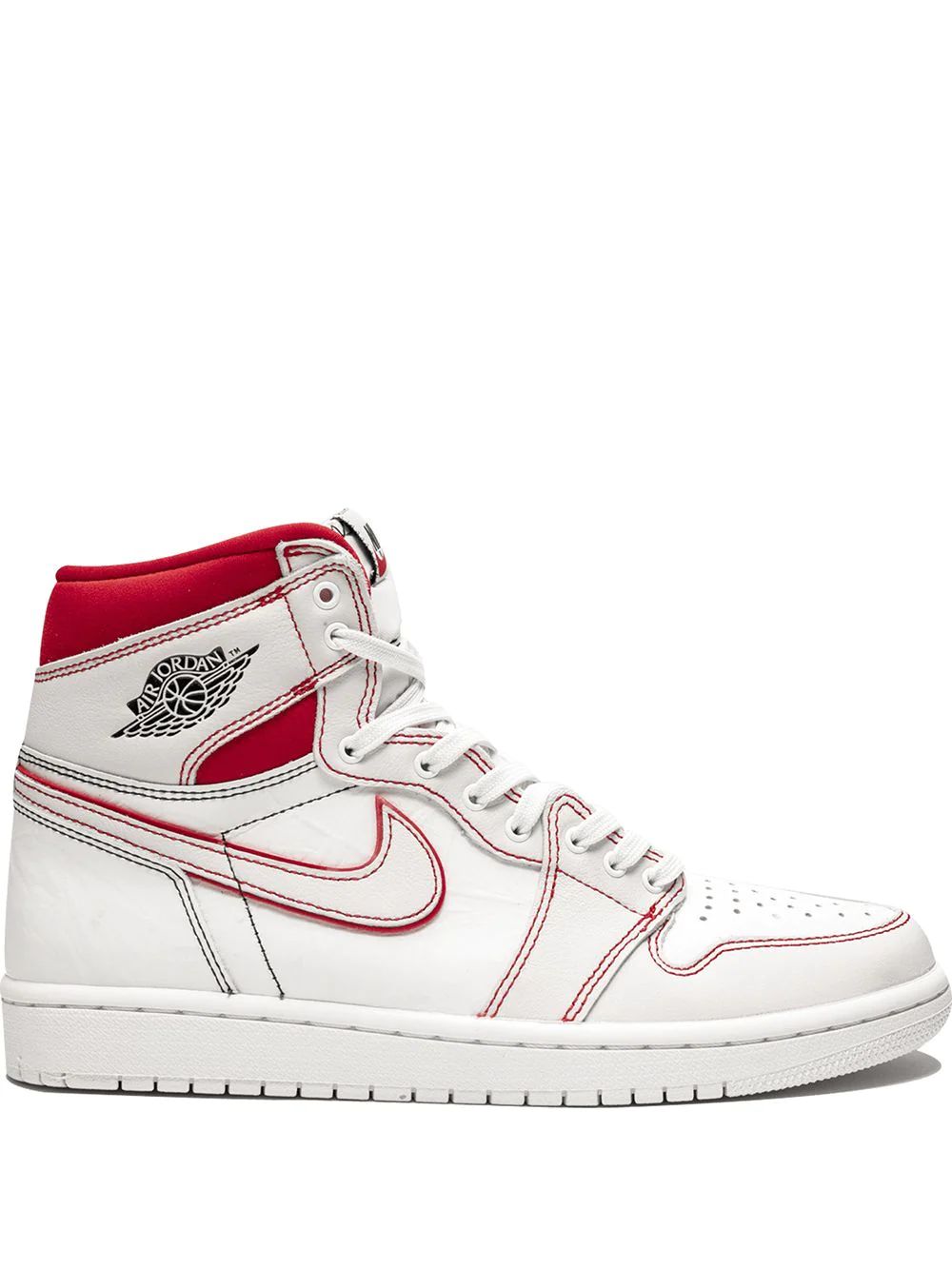 Nike Air Jordan 1 Retro Og Phantom High Skor Dam Vita Röda | ITJDAE970