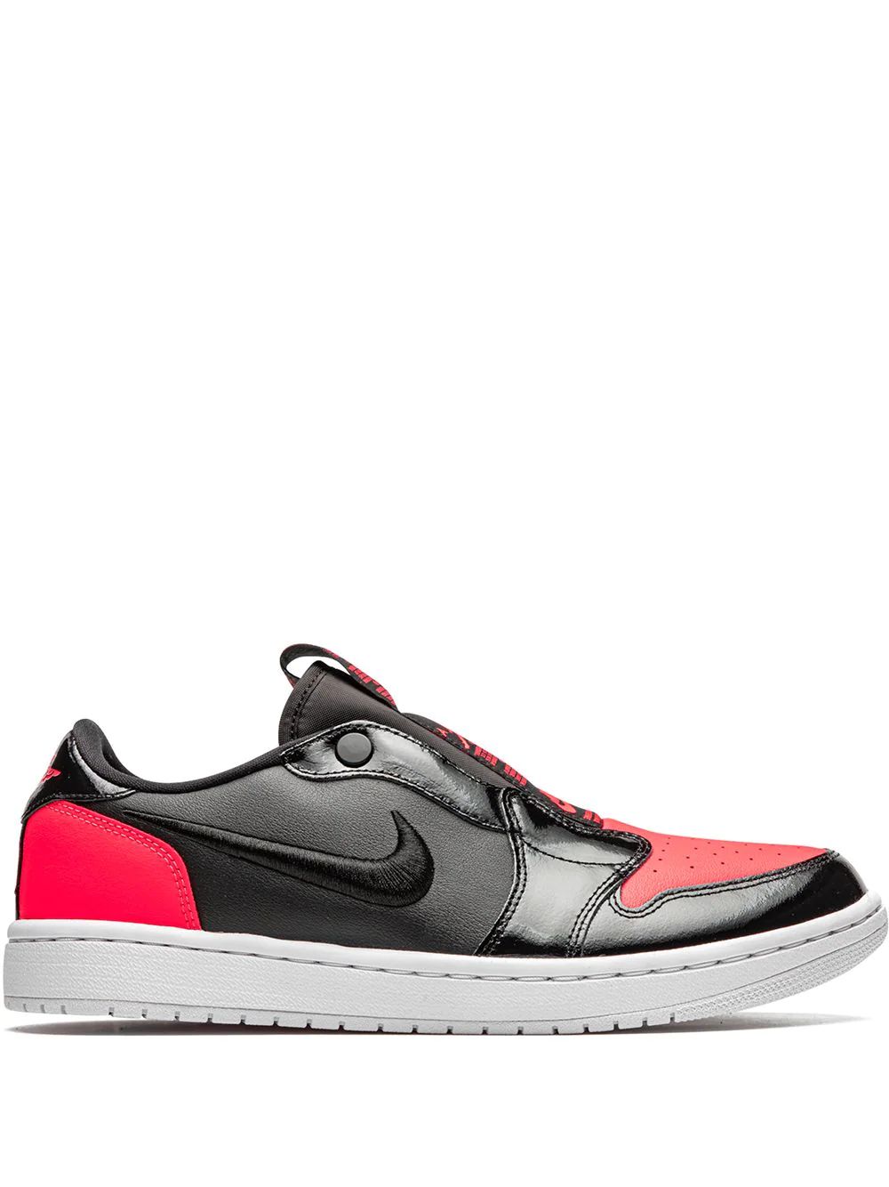 Nike Air Jordan 1 Retro Slip-On Low Skor Dam Svarta Röda | PSTXNH135