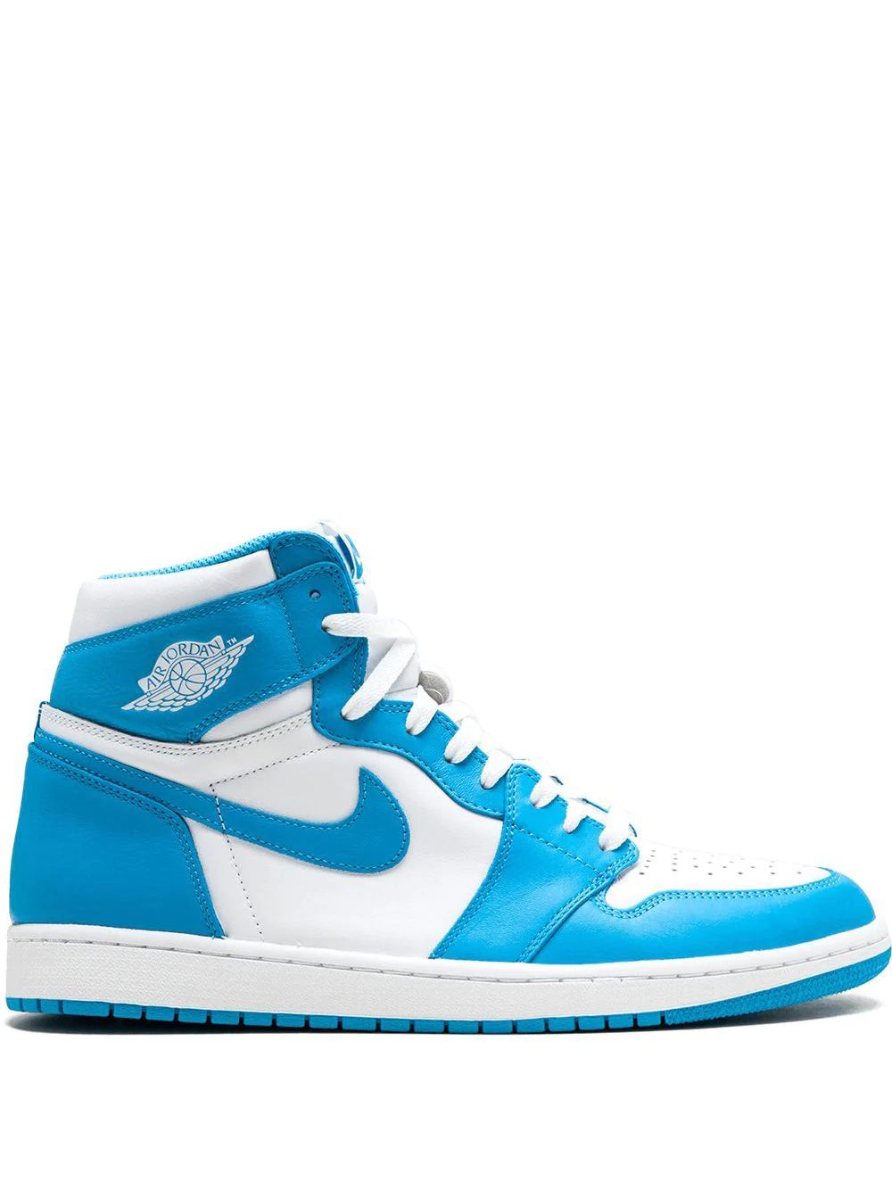 Nike Air Jordan 1 Retro Unc High Skor Herr Blå Vita | YWKNQV967