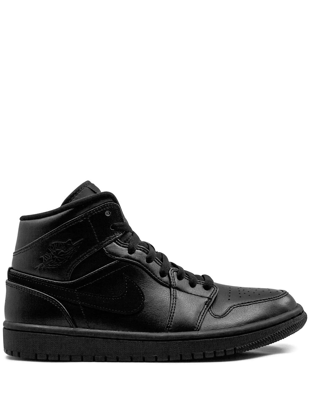 Nike Air Jordan 1 Triple Black High Skor Herr Svarta | DTANYC236