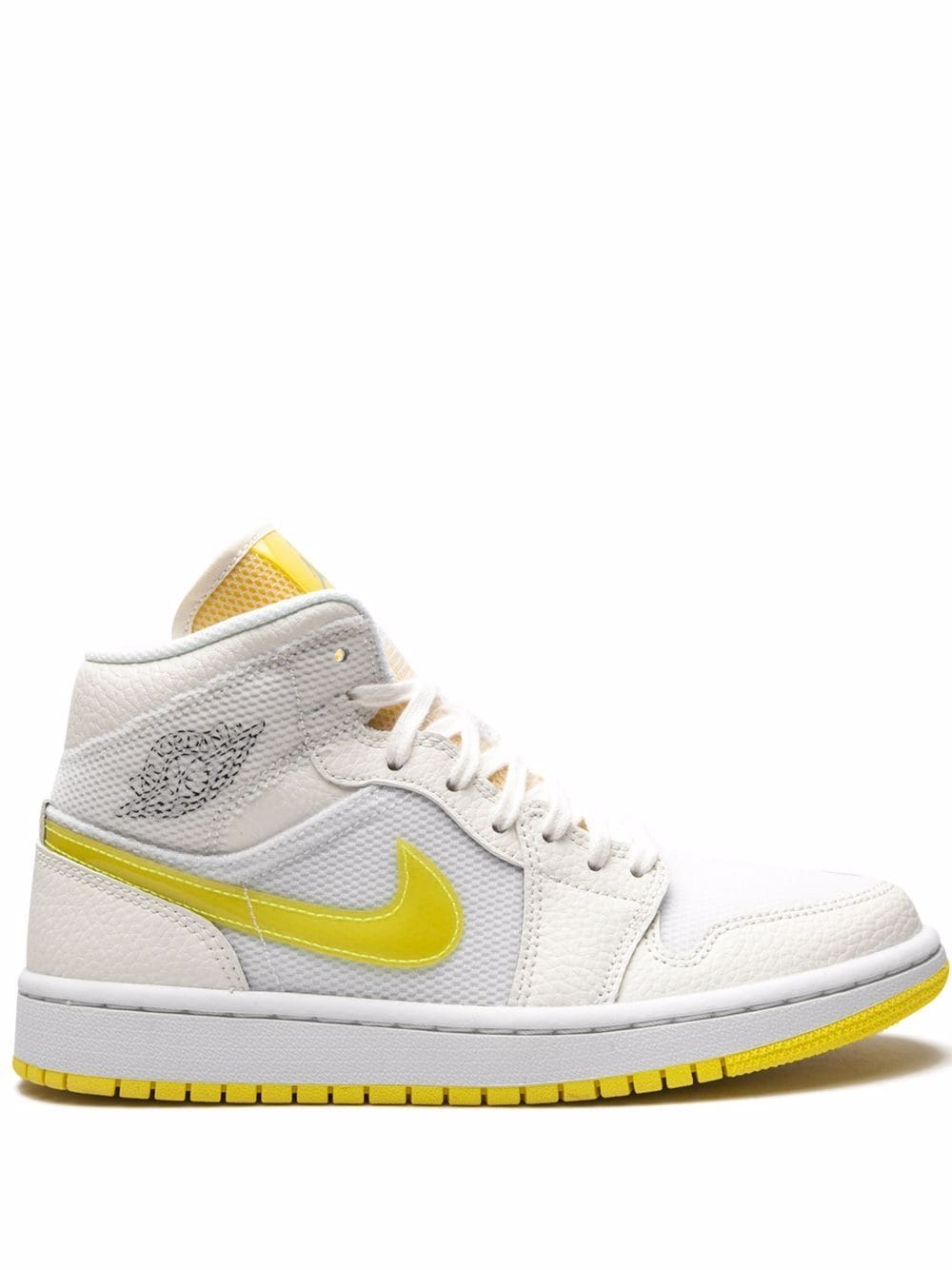 Nike Air Jordan 1 Voltage Yellow High Skor Dam Vita Gula | IZXTJY015