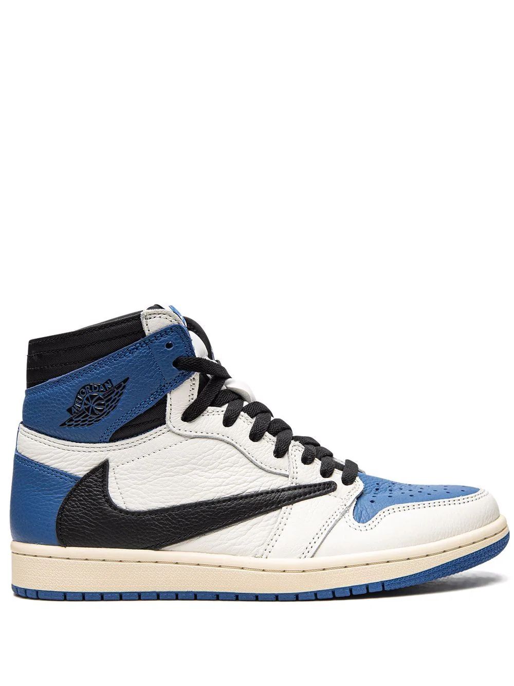 Nike Air Jordan 1 X Travis Scott Og Sp High Skor Herr Vita Blå | VNSGFD763