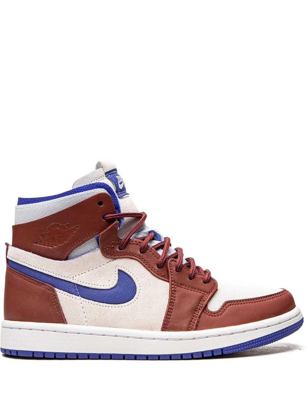 Nike Air Jordan 1 Zoom Air Cmft High Skor Dam Vita Bruna | JKUQCS173
