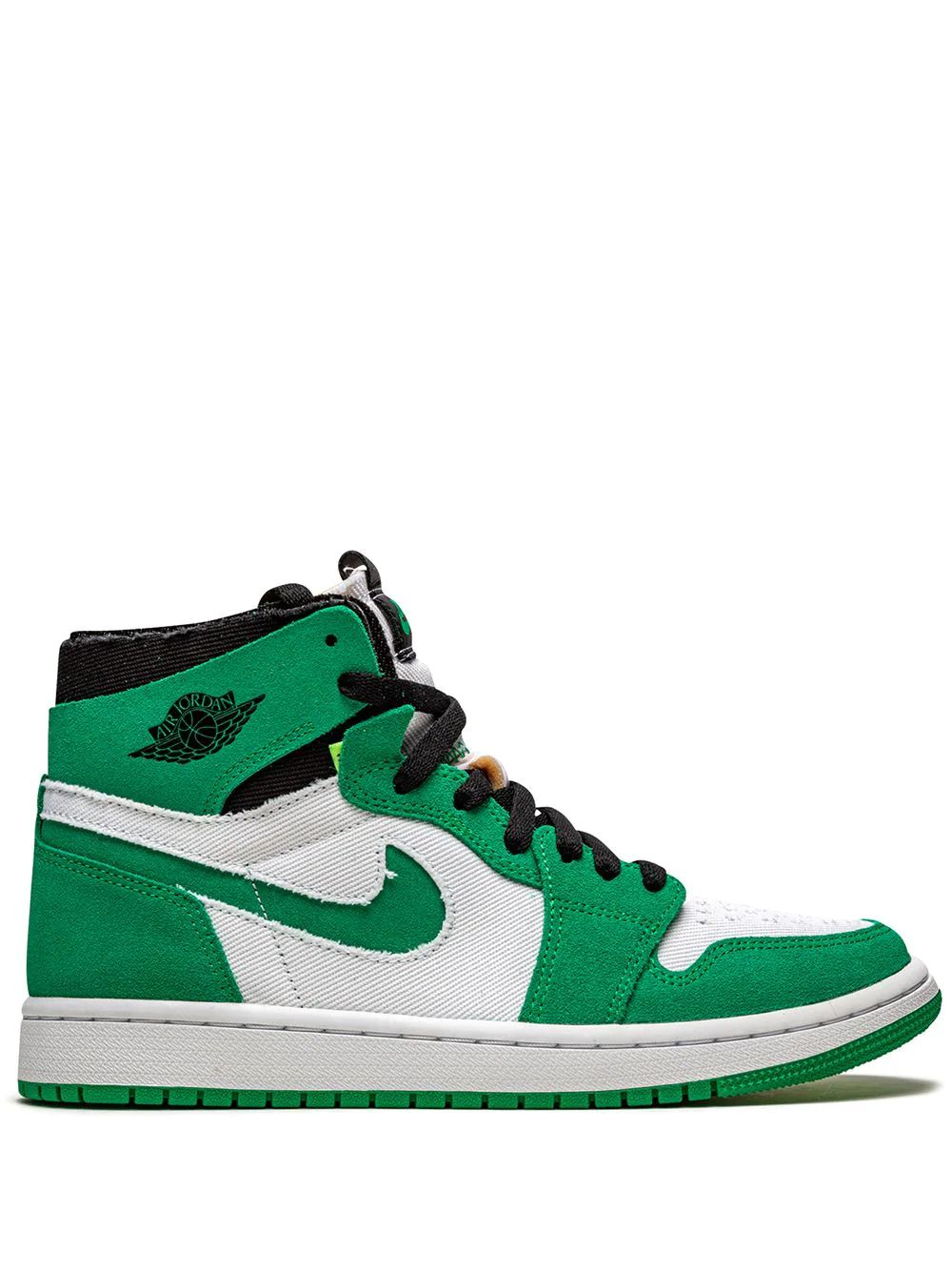 Nike Air Jordan 1 Zoom Bekvämlighet "Stadium Green" High Skor Herr Gröna Vita | RFZVJN264