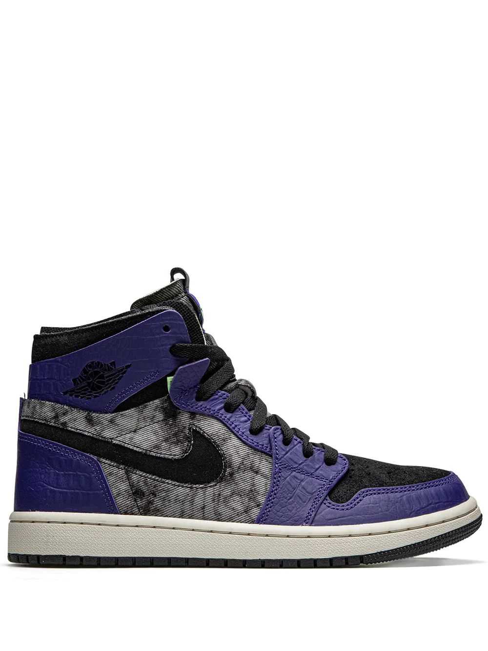 Nike Air Jordan 1 Zoom Bekvämlighet "Bayou Boys" High Skor Herr Lila Svarta | USQHKE359
