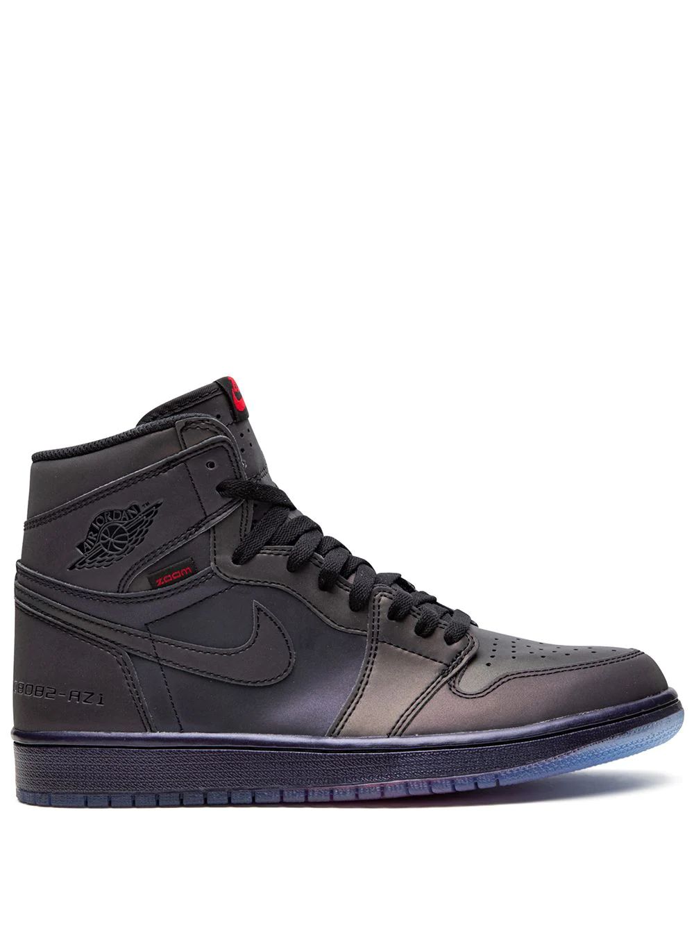 Nike Air Jordan 1 Zoom Fearless High Skor Herr Svarta | JZCYNX042