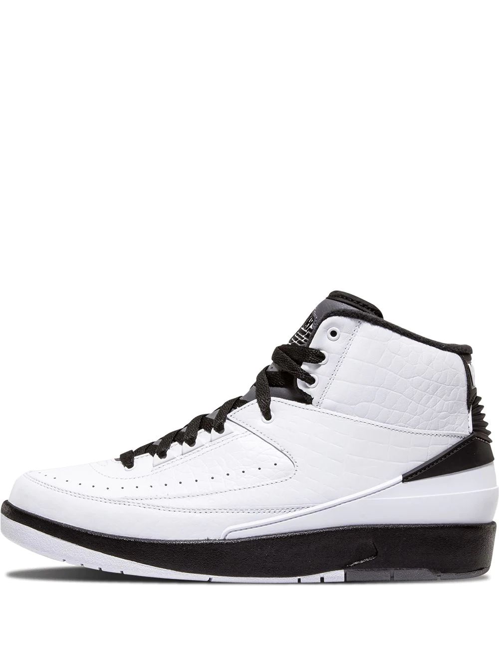 Nike Air Jordan 2 Retro High Skor Herr Vita Svarta | OZPGAM419