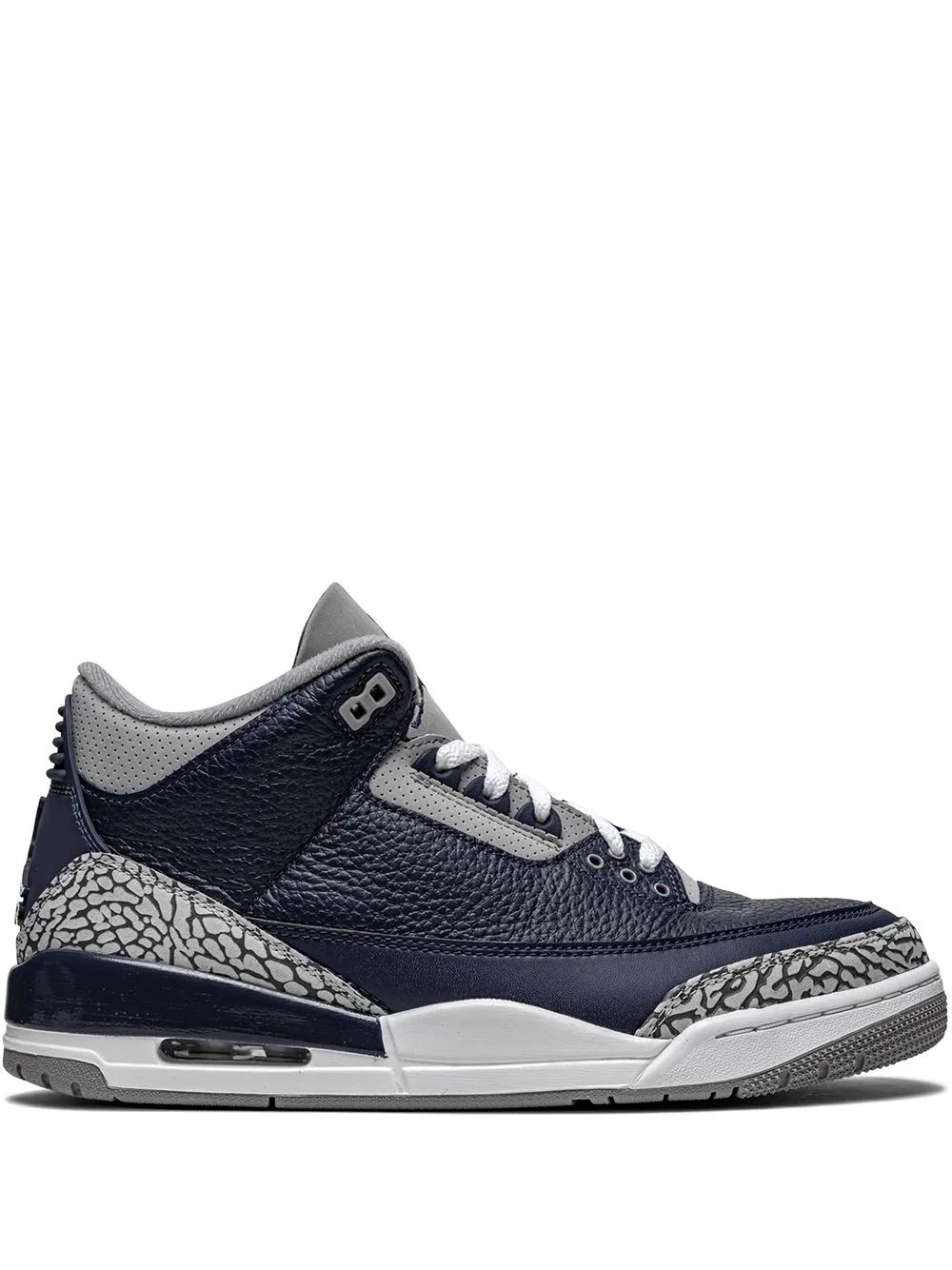 Nike Air Jordan 3 High Skor Herr Blå Grå | FJWXSM809