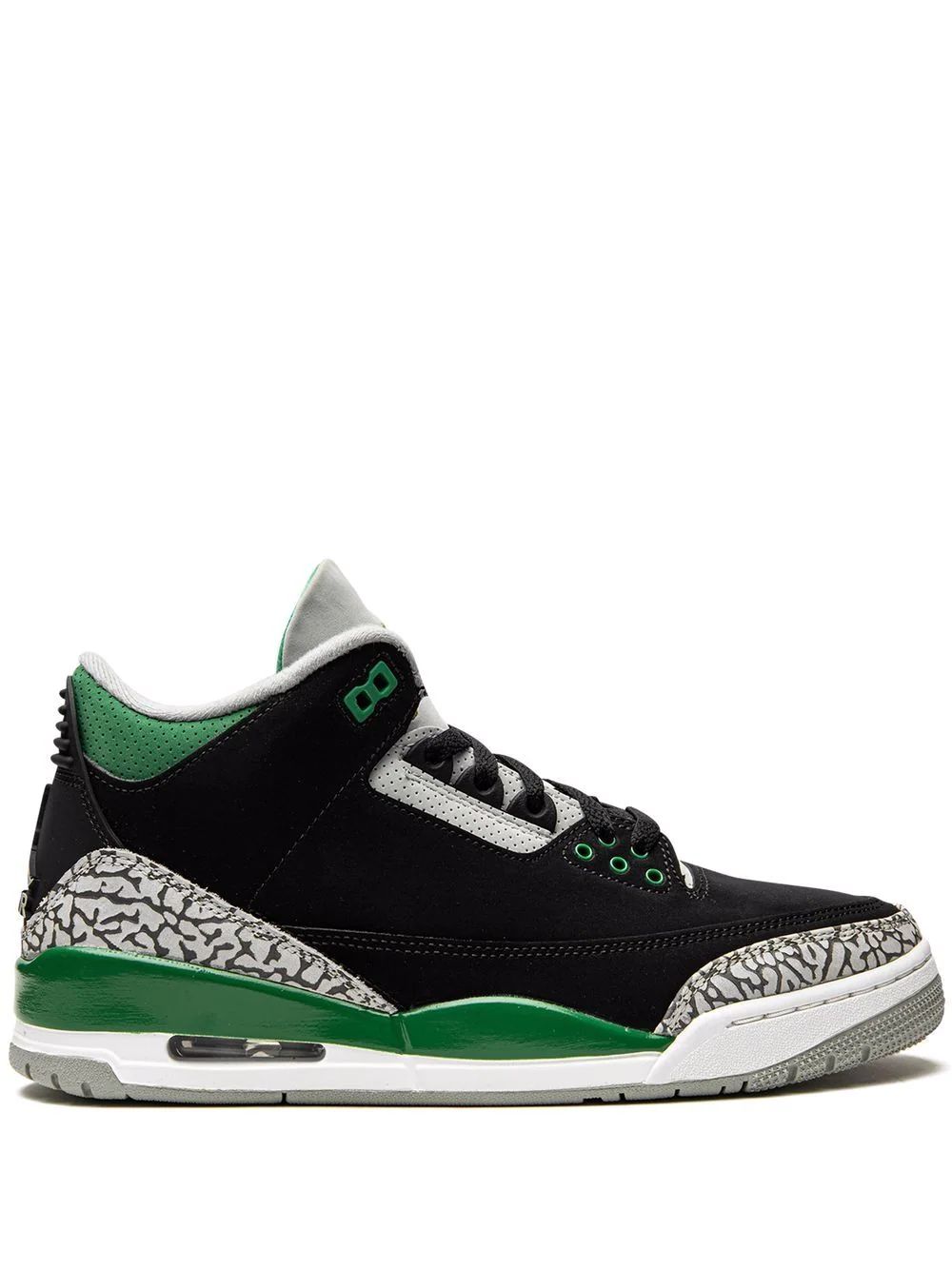 Nike Air Jordan 3 Retro High Skor Herr Svarta Gröna | JISGXH741