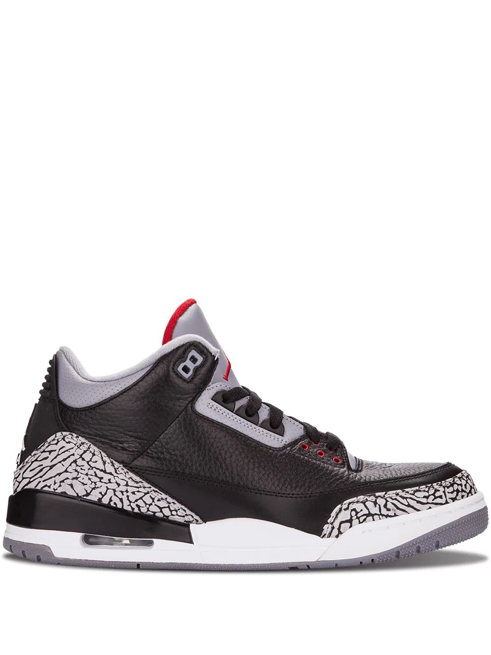 Nike Air Jordan 3 Retro High Skor Herr Svarta Grå | OZNXPQ481