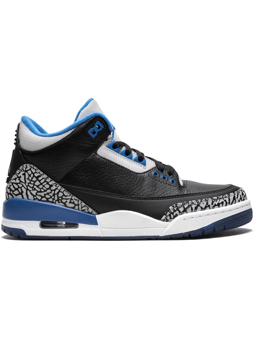 Nike Air Jordan 3 Retro Sport High Skor Herr Svarta Blå | JGUDKT849