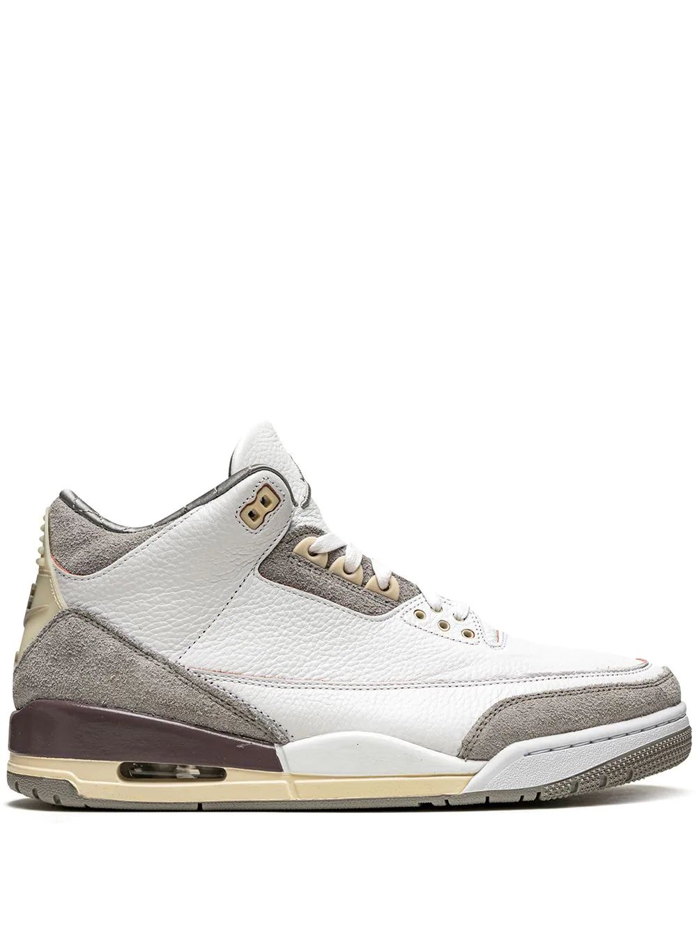 Nike Air Jordan 3 X A Ma Maniere Retro Sp Mid Skor Dam Vita Grå | VFTBYA260