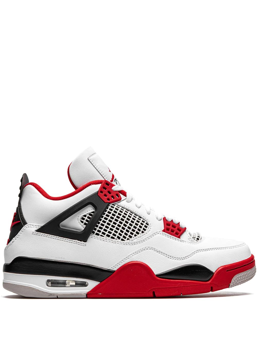 Nike Air Jordan 4 Retro "Fire Red 2020" High Skor Herr Vita Röda | GFLZKI718