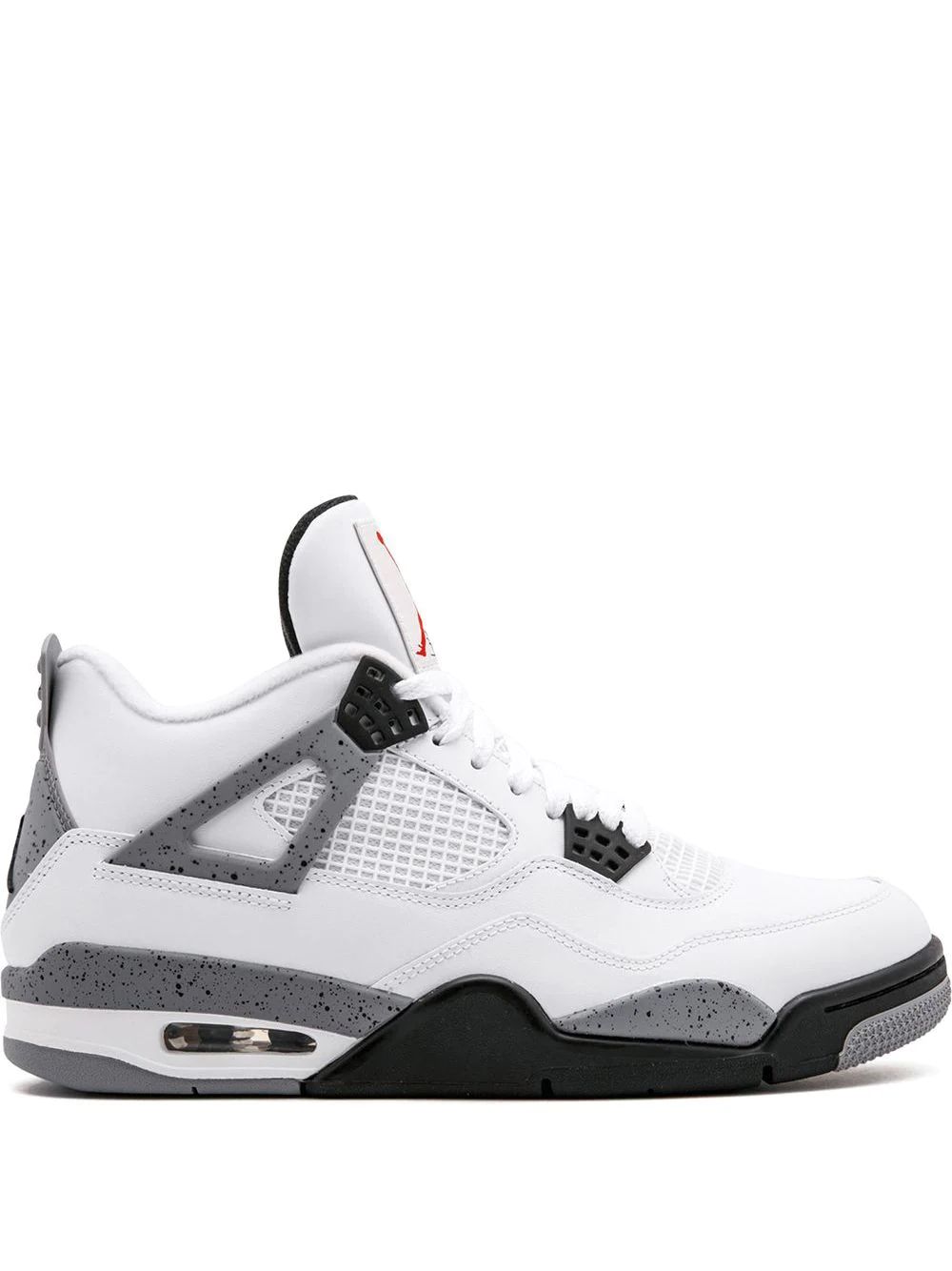 Nike Air Jordan 4 Retro High Skor Herr Vita Grå | BTPRGN519