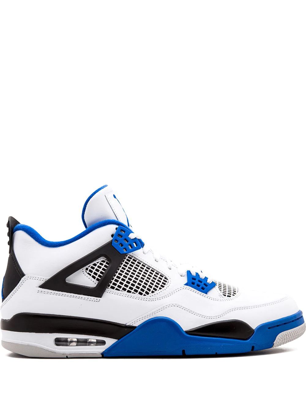 Nike Air Jordan 4 Retro Motorsport High Skor Dam Vita Blå | KSDOPT987