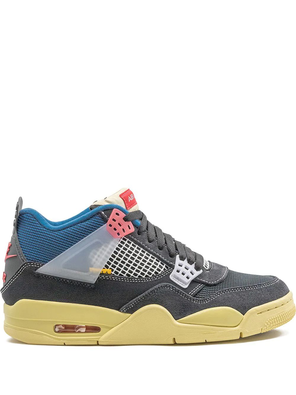 Nike Air Jordan 4 X Union Sp "Off-Noir" High Skor Herr Svarta Blå | JCUEMG046
