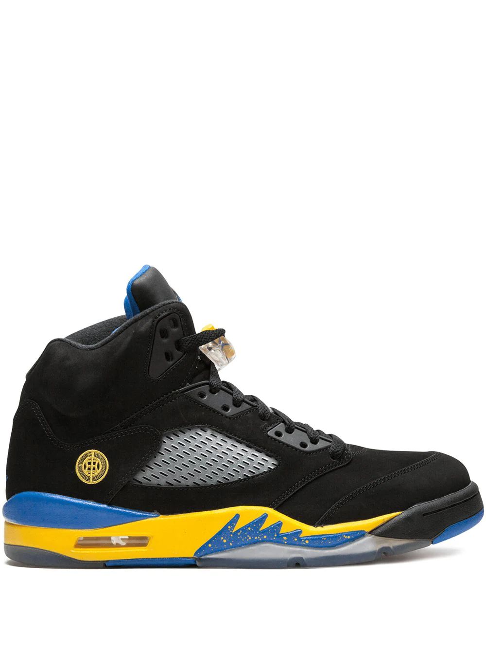 Nike Air Jordan 5 Retro High Skor Herr Svarta | GITJZM837