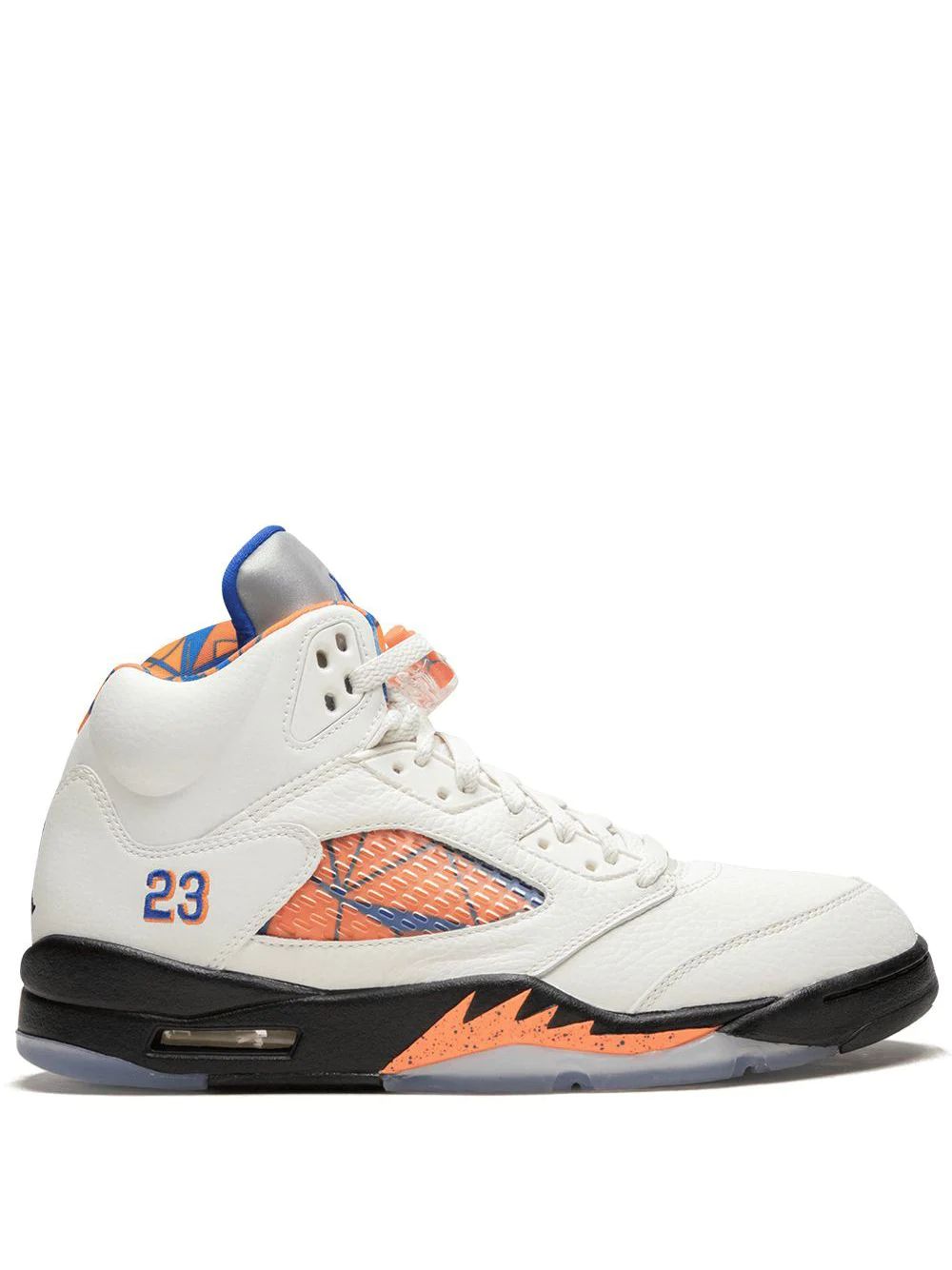 Nike Air Jordan 5 Retro High Skor Herr Vita Orange | YXEQOD834
