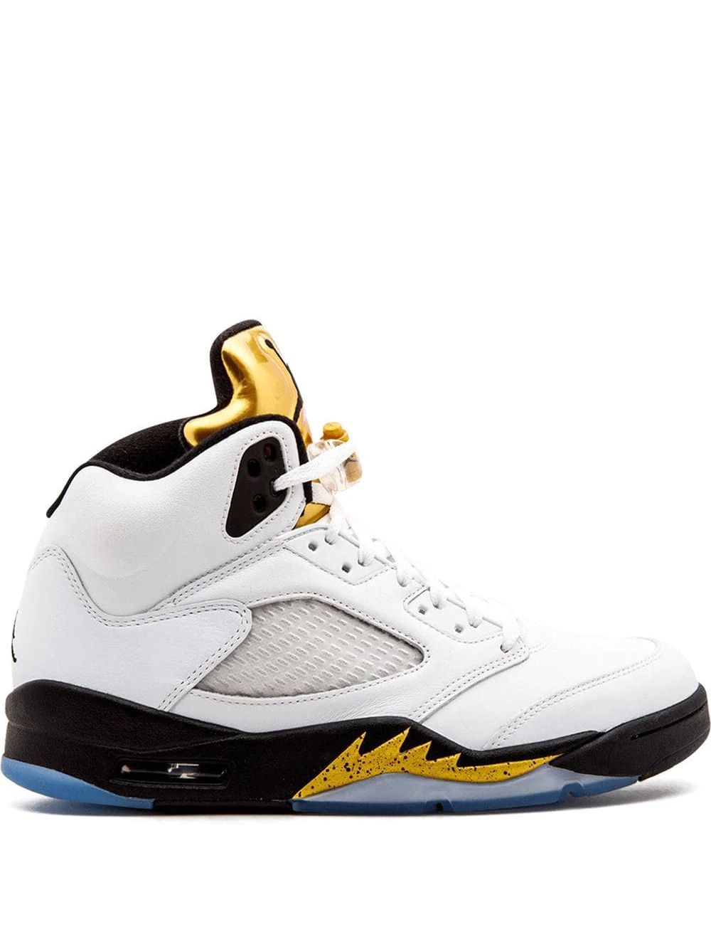 Nike Air Jordan 5 Retro Olympic Gold Medal High Skor Herr Vita | XYCVSA762