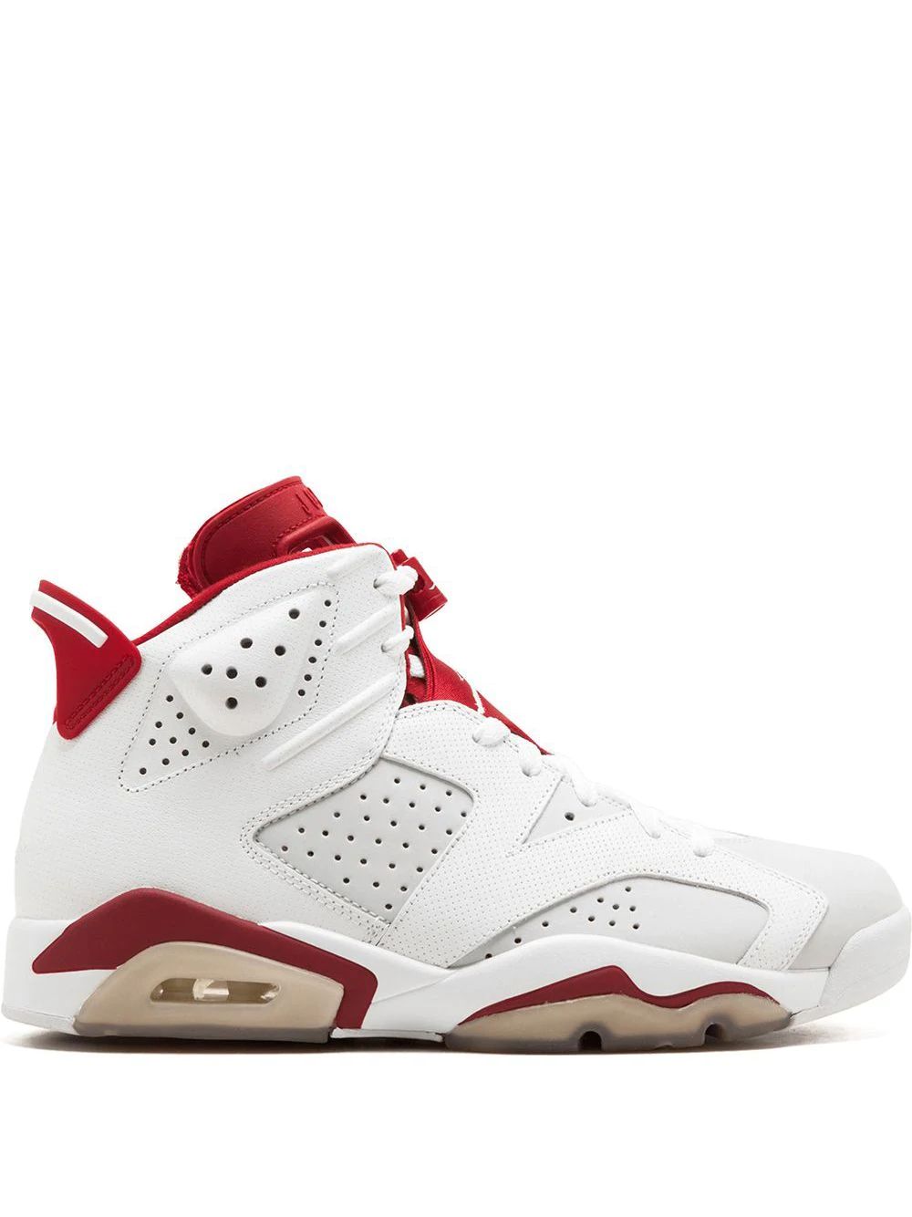Nike Air Jordan 6 Retro Alternate High Skor Herr Vita Röda | JCEDAK019