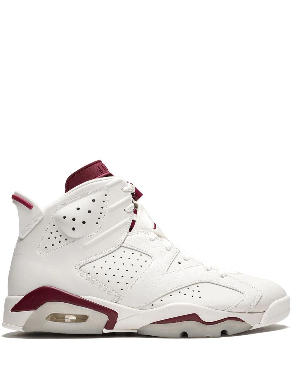 Nike Air Jordan 6 Retro Maroon High Skor Herr Vita Röda | DXYLPM645