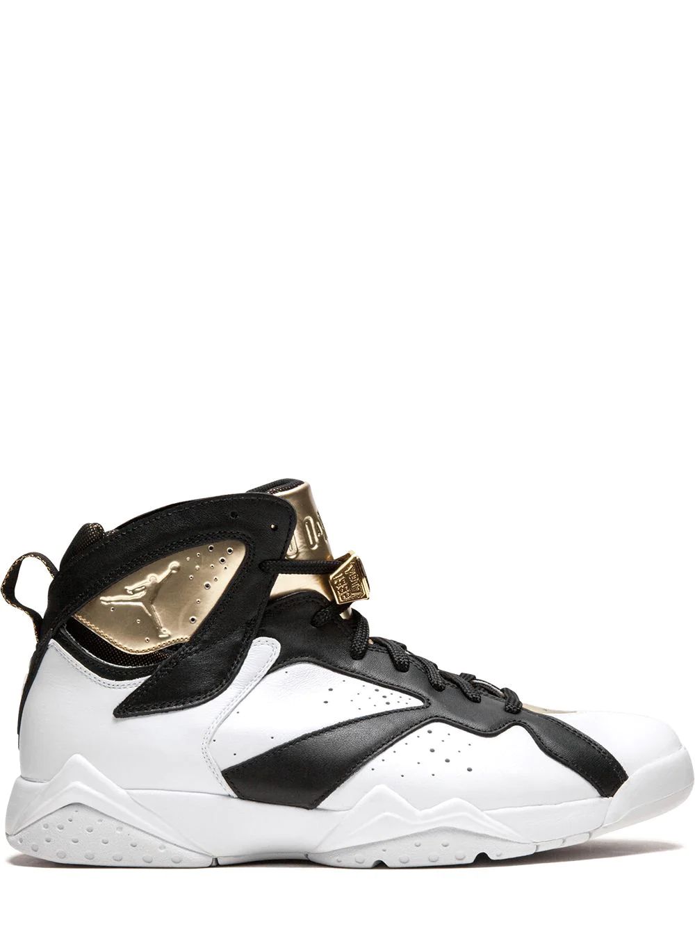 Nike Air Jordan 7 Retro C&C Champagne High Skor Herr Svarta Vita | MSQDYX971