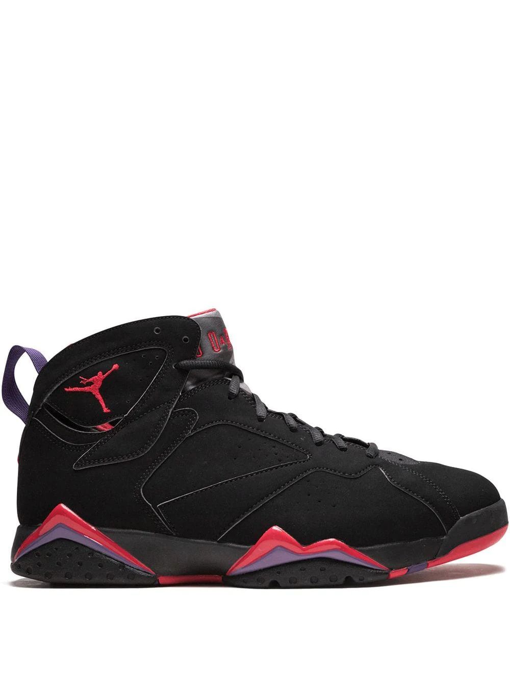 Nike Air Jordan 7 Retro High Skor Dam Svarta | JRWPSO527