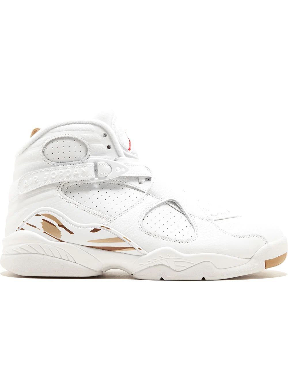 Nike Air Jordan 8 Retro Ovo High Skor Herr Vita Guld | HXYMSQ961