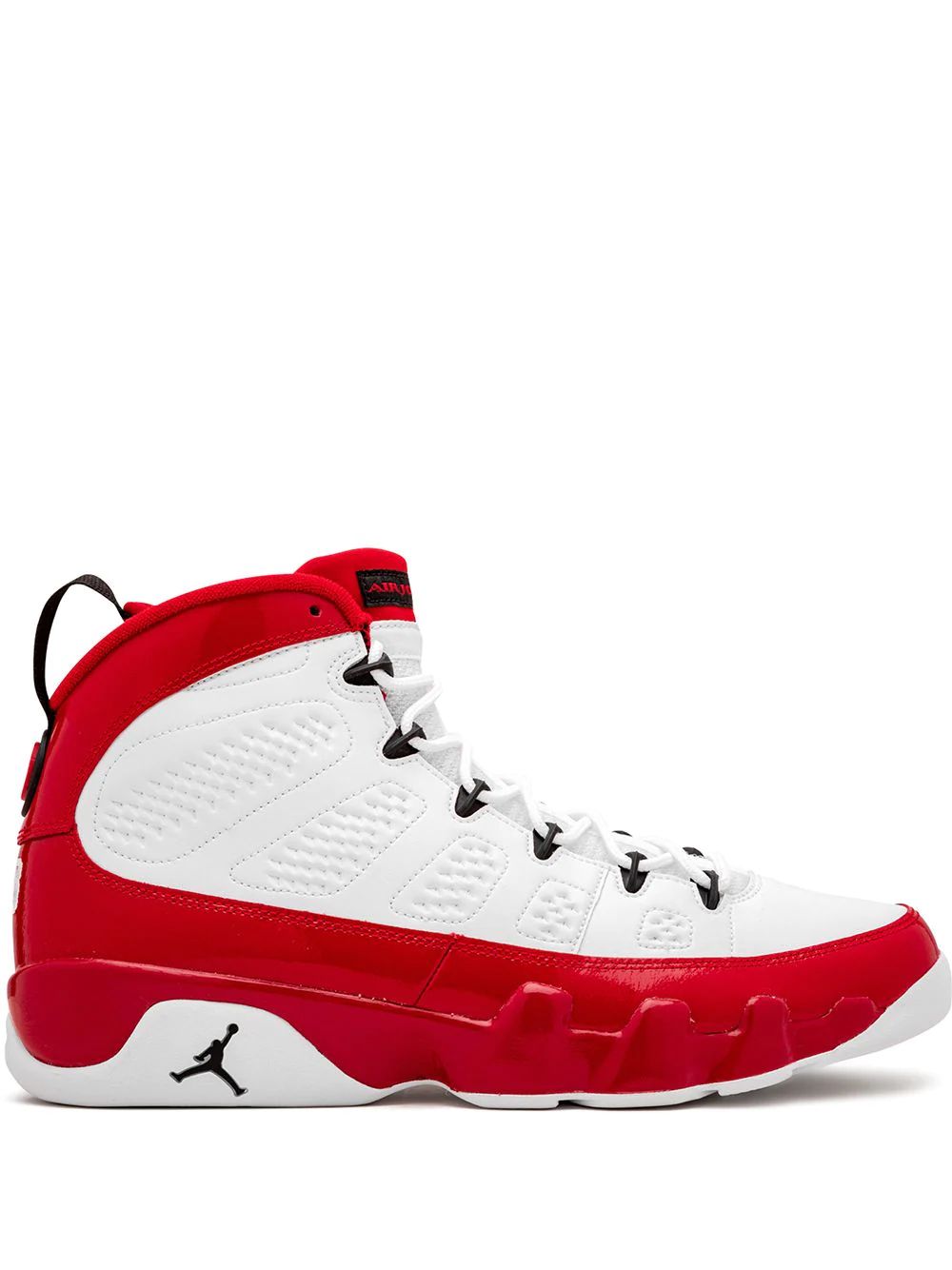Nike Air Jordan 9 High Skor Dam Vita Röda | POYUAX109