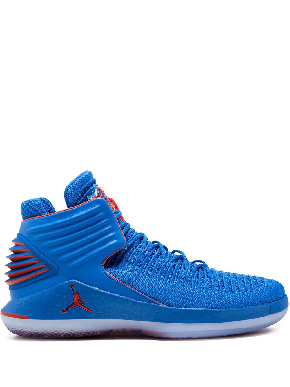 Nike Air Jordan XXXII High Skor Herr Blå | FROHIS317