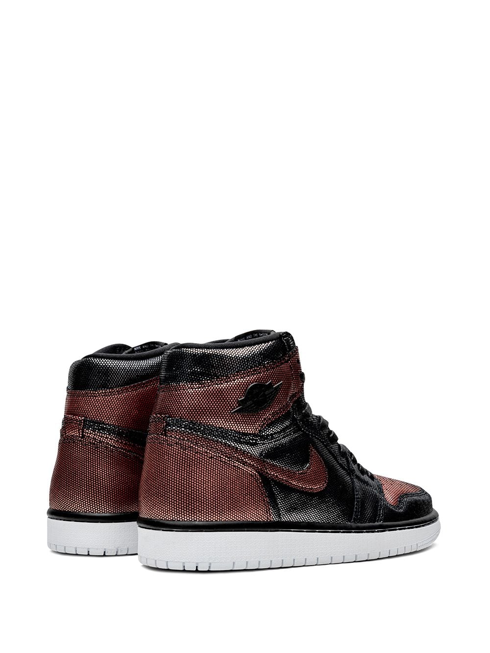 Nike Air Jordan 1 Og Fearless High Skor Dam Svarta Bruna | MNTVBD604