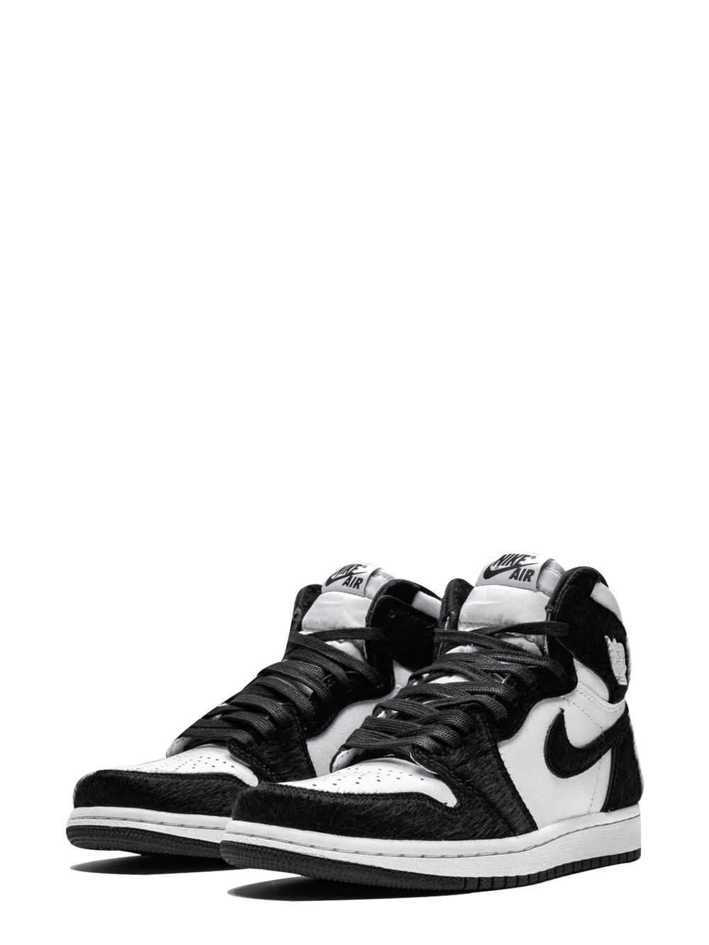 Nike Air Jordan 1 Og Twist High Skor Dam Svarta Vita | FLANMU104