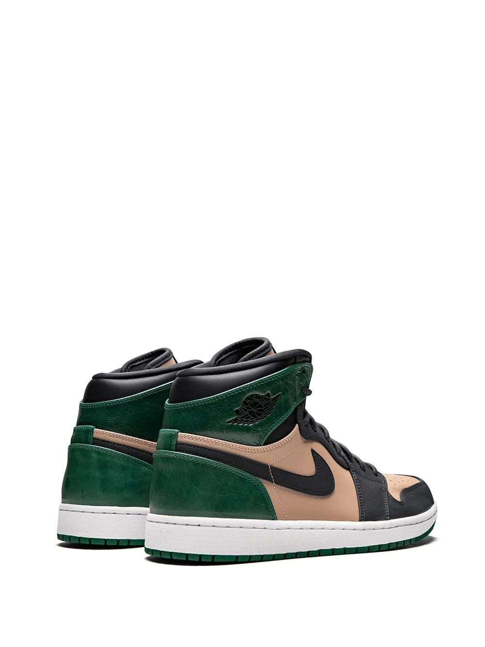 Nike Air Jordan 1 Ret Prem Bio High Skor Dam Beige Svarta Gröna | APXKQO284