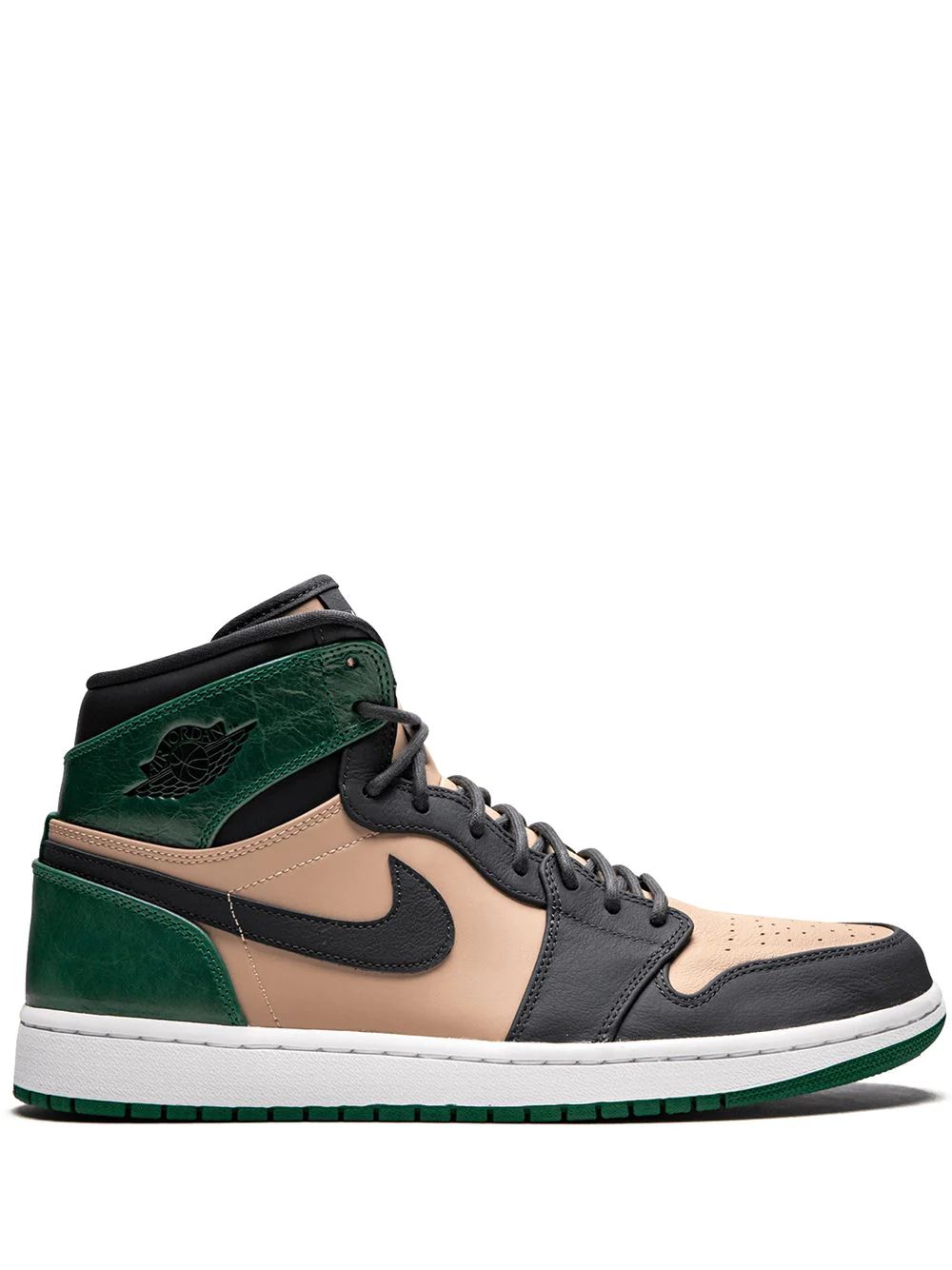 Nike Air Jordan 1 Ret Prem Bio High Skor Dam Beige Svarta Gröna | APXKQO284